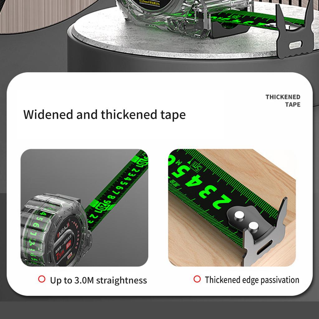 Tape Measure 16.4Ft Measuring Tape Extendable Self-Locking Tape Measurer Easy Read Measurement Tape