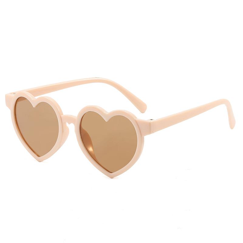 

Heart-Shaped Kids Sunglasses -Friendly ren S Sun Glasses Protective Glasses Protective For Outdoor Sports Daily коричневый