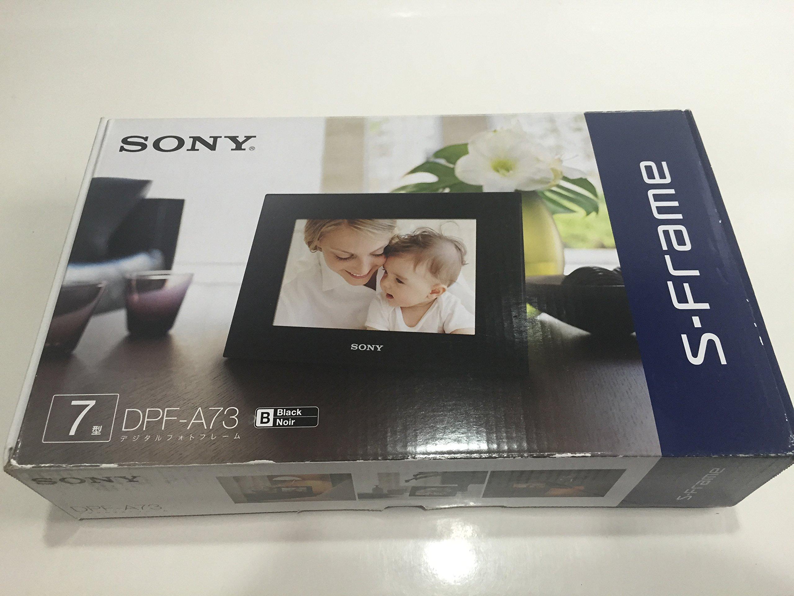 

SONY Digital Photo Frame A73 type memory 128MB S-Frame 7.0 Built-in DPF-A73 чорний