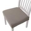Solid Colors Stretch Chair Seat Covers Washable Removable Elastic Seat Protectors Anti-dust Thickened Spandex Chair Covers