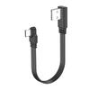 10CM-100CM Flat Flexible straight&Up & Down & Left & Right Angled 90 Degree Usb Male to Type C Male charging and Data Cable
