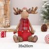 1pcs Christmas Elk Decorations Retractable Large Standing Reindeer Plush Doll Toys  Christmas Tree Decor Table Ornament