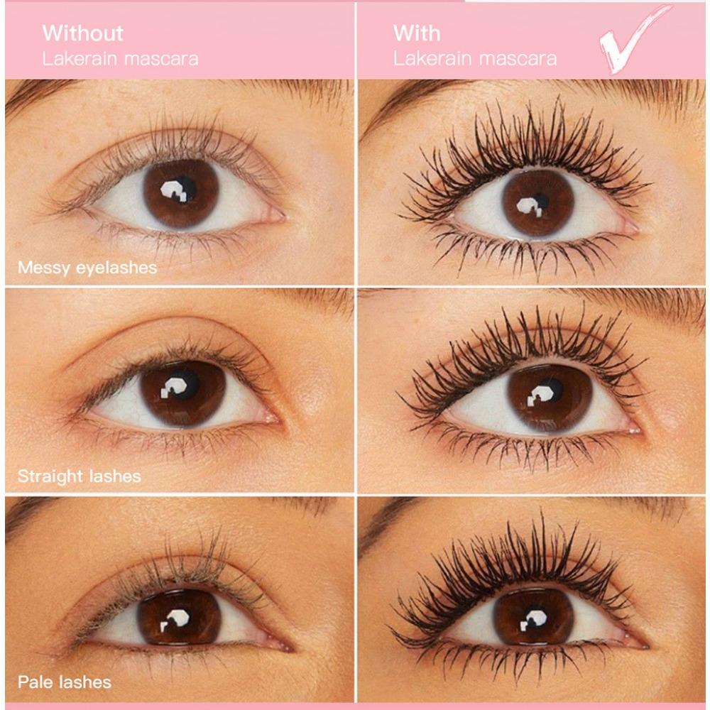Long and Curling Mascara, Black Waterproof Mascara, A Must-have Cosmetic for Dating, Create Sexy Eyelashes
