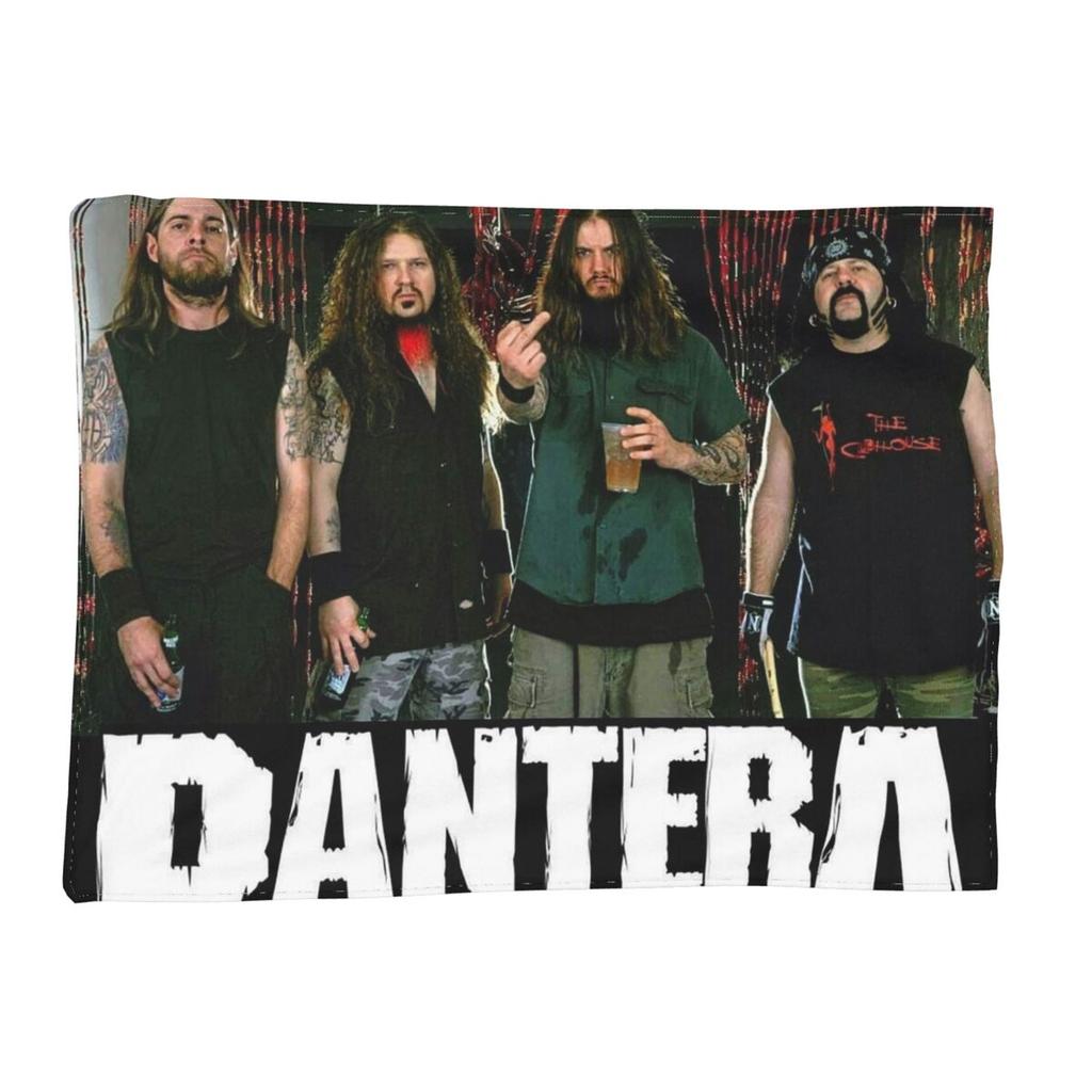 US Pantera Band Dimebag Darrell Poster Decke Weiche Warme Flanell Überwurfdecke Plüsch für Bett Wohnzimmer Picknick Reisen Zuhause Sofa