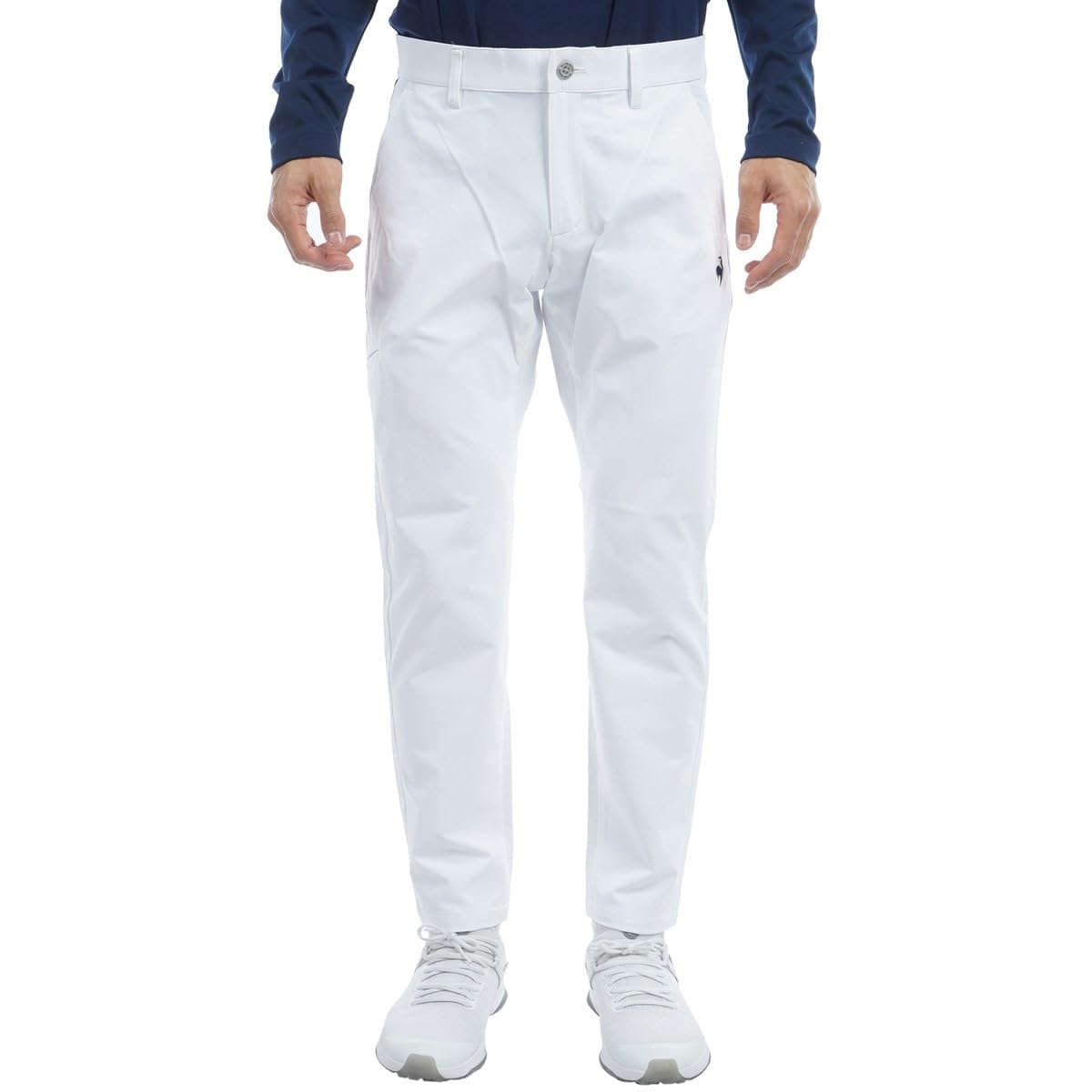 

Штаны для гольфа Coq Sportif, зауженные, впитывающие пот, быстросохнущие, с защитой от ультрафиолета, простые, для гольфа LG4FLP50M WH00 [Le Golf] [Stretch Forcer] для мужчин, длина четверть (белый)