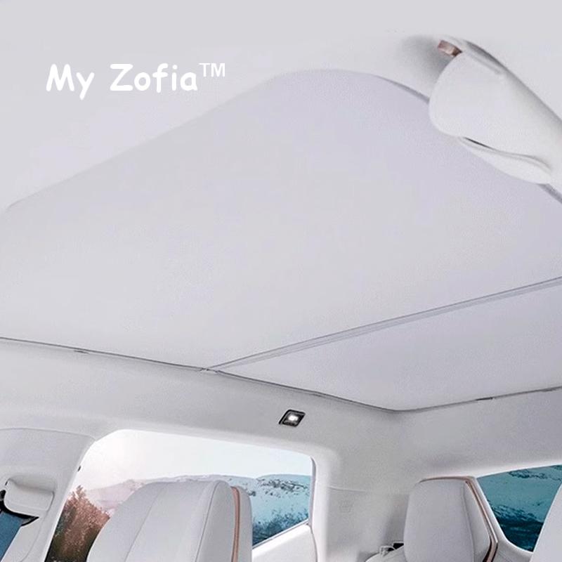 Car clip Sun Shades Glass Roof For Xpeng G6 2024 2025 2026 Sunshade Front Rear Sunroof Skylight Sun Visor Curtain Accessories