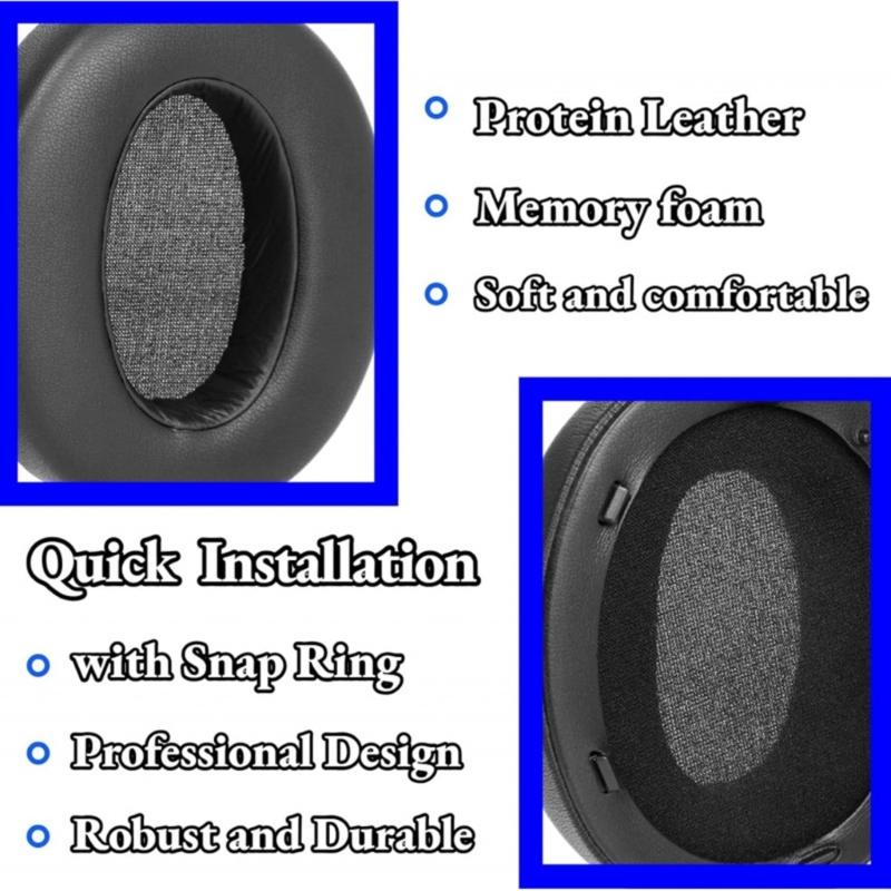 Ear Pad Headbands Sponges Cushions Cover Replacement Elastics Cushions Earmuffs for WH-XB910N Gaming Headsets