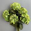 Simulation Hydrangeas 3D Printing Fake Flowers Table Decor Artificial Flower 62cm Hawaiian Hydrangea Branch Office Decoration