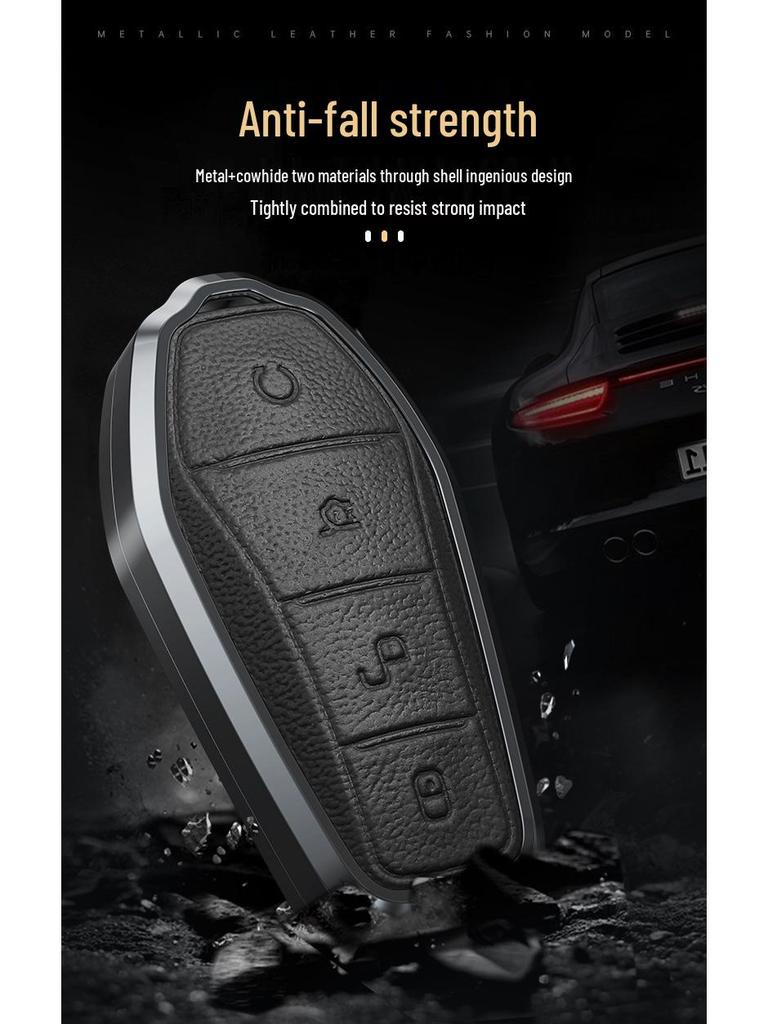 Compatible BYD Qin Plus DMi and EV Dolphin Key Cover and Shell.