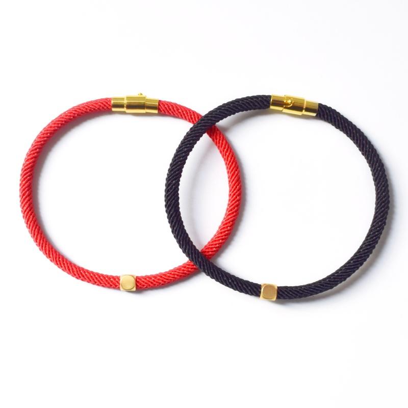 Nouveaux Bracelets Chaîne Corde Milan pour Femmes Hommes Breloque Perle Transfert Bracelet Couple Boucle Magnétique de Luxe Bijoux Cadeau Vente en Gros