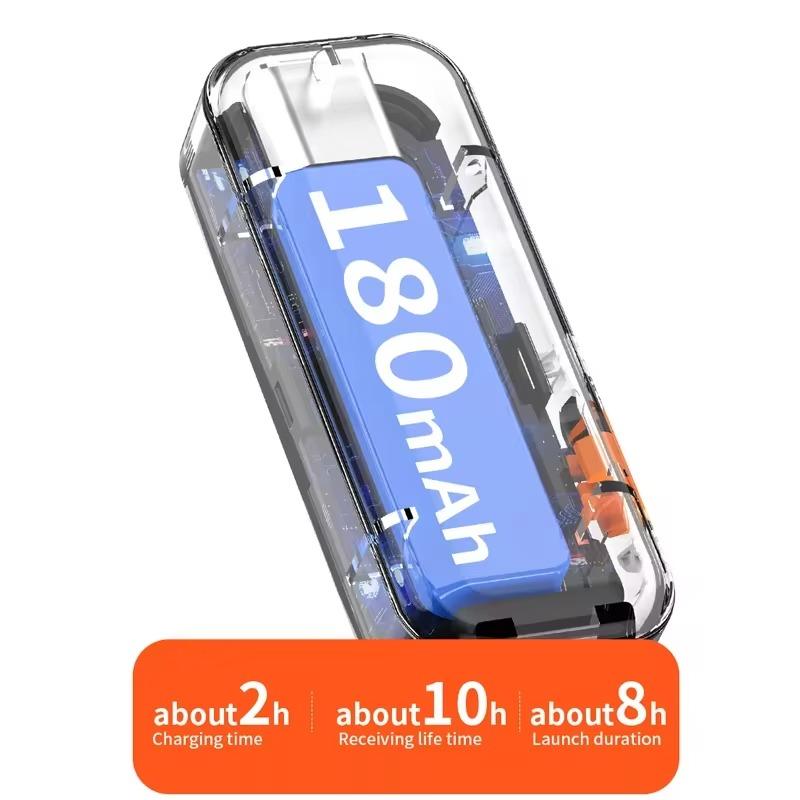 2 in 1 Bluetooth 5.4 Audio Adapter Wireless Receiver Transmitter Stereo Music with Mic 3.5MM AUX for TV Car Kit Speaker PC Headphones