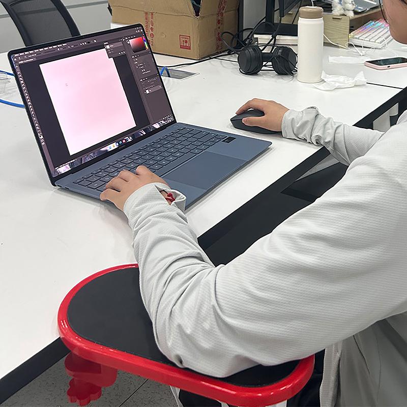 Bilgisayar Kol Dayanağı Masa İçin Ayarlanabilir Ergonomik Bilek Dayanağı Klavye Kol Dayanağı Genişletici Döner Mouse Pad Tutucu