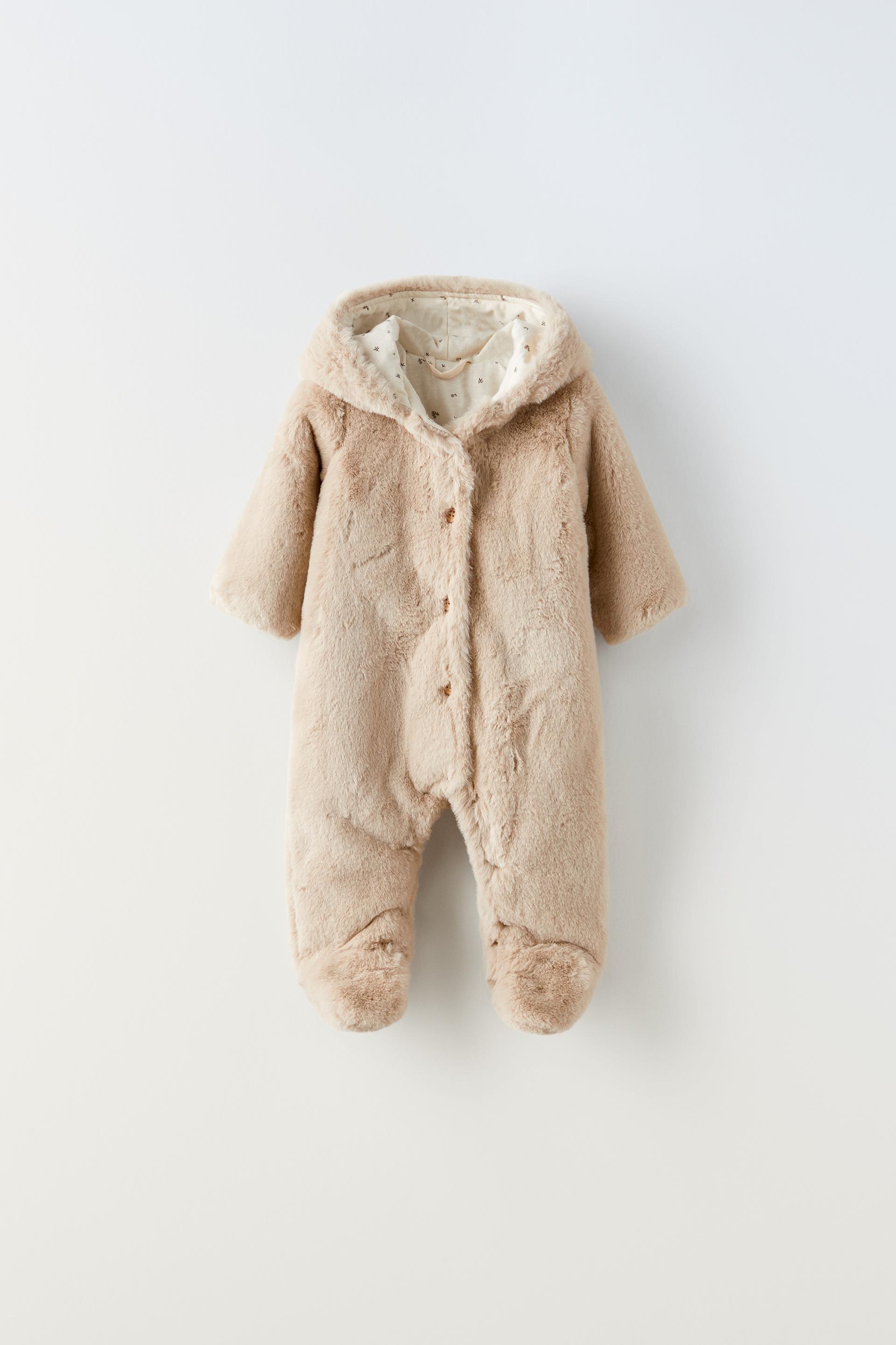 

FAUX FUR ONE-PIECE SUIT
