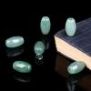 Natürliches Blaues Jade Hirseperlen Armband Zubehör - Kleine Tonnenperlen zum DIY Auffädeln