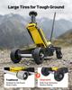 Floor Jack, 3 Ton Capacity, Aluminum & Steel Racing Floor Jack with Dual Pistons Quick Lift Pump & Extension Post, Hydraulic Trolley Car Lift for