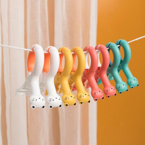 Cute Clothes Hanging Pegs High Strength Spring Labor-saving Fix Clothes