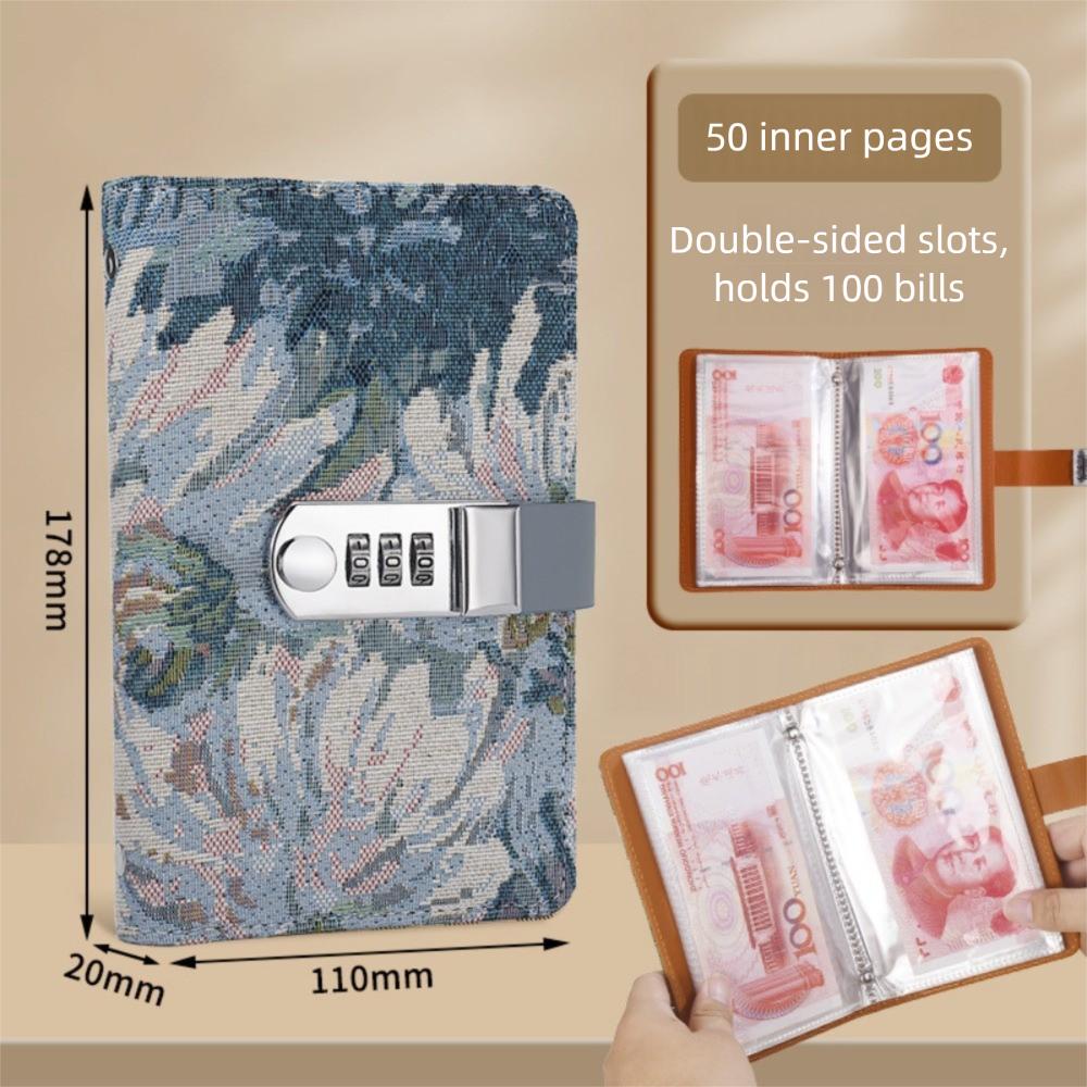 with Password Lock Mini Binder Savings Challenge Save Money Savings Challenges Book  Couples