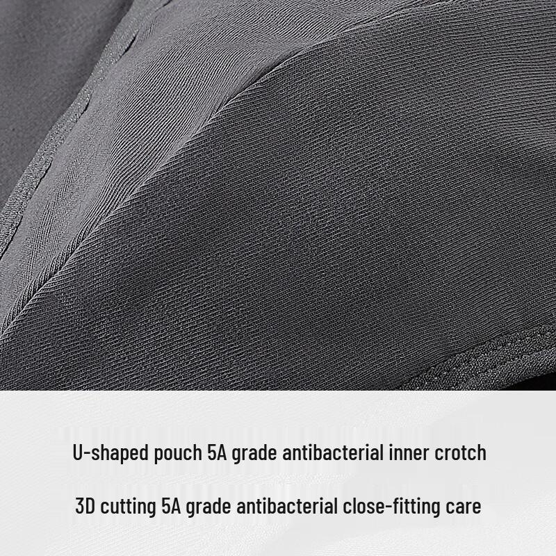 Lonsa Men's 5A Antibacterial Breathable Triangle Briefs 4-Pack