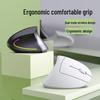 Ergonomische kabellose Bluetooth-USB-Maus im Dual-Modus für Laptops - Stilles vertikales Design