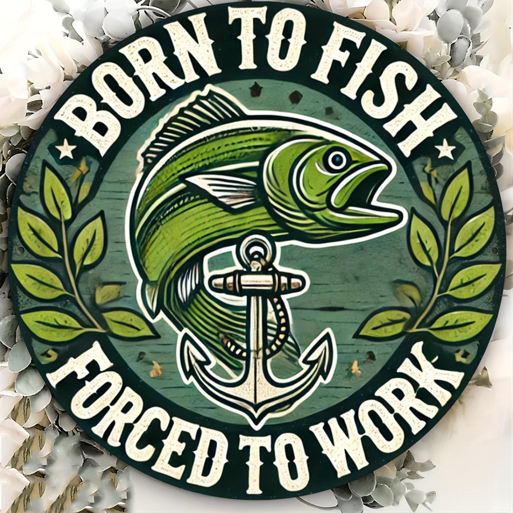 D Flat Pc Spring Butterfly Welcome Sign  Round Aluminum Metal Wall Decor with Hello Spring Wreath  Butterfly Motif Suita
