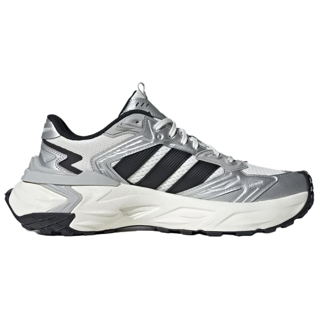 adidas XLG Storm Edge Silver Metallic Black Unisex Sneakers Footwear-White Core-Black JS0059