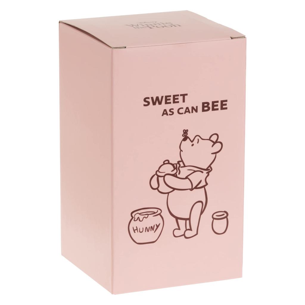 Maebata Winnie the Pooh Tumbler with Keeps Hot and Insulated Thermostainless 52820 Handle, Cold, Steel, Pink, 350ml, Disney, D-WP33