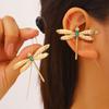 Fashion Dragonfly Stud Earrings For Women Unique Animal Ear Jewelry
