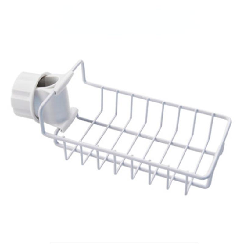 Stainless Steel Faucet Shelving Kitchen Sink Storage Dishwashing Drain Shelving KTY