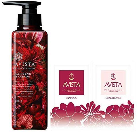 

AVISTA Aging Care Shampoo 300ml (Scalp Care, Silicone-Free, All-in-One, Amino Acid-Based, Fulvic Acid, 100% Natural Ingredients) + Paper Soap Included