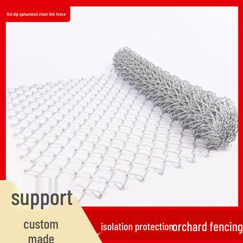 Hot-Dip Galvanized Steel Chain Link Fence