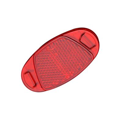 JIS Standard Bicycle Universal Safety Warning Wheel Reflector 2 Pieces 7236.5 (mm) (red)