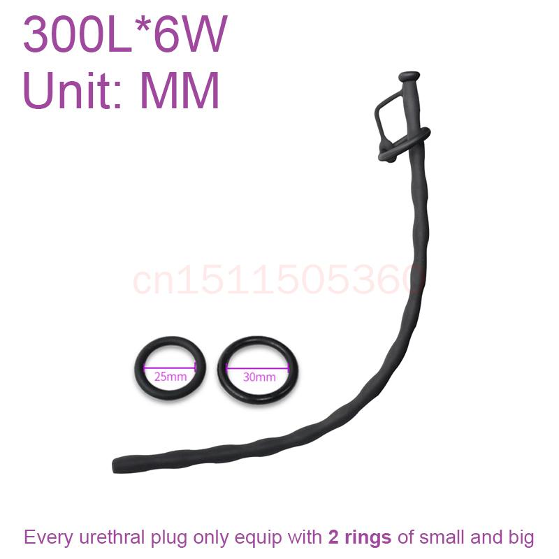 Harnröhrenkatheter Urin Männer mit Ventil Harnröhrensonde Hohl Silikon Penis Plug Urethralschlauch für Keuschheit Männlich Erwachsener Sexspielzeug