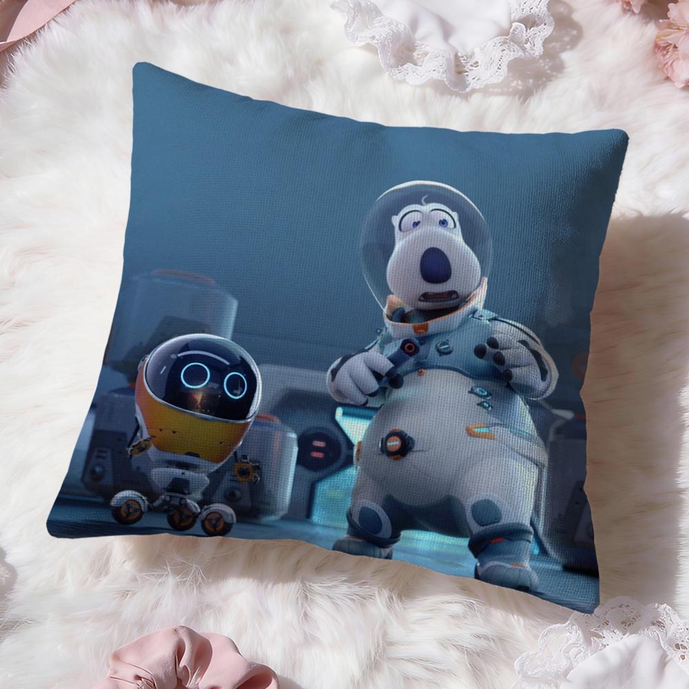 Cute B-Backkom Cushion Cover Premium Comfort Reversible Pillow Cove -Two in One Design for Any Room & Car Interior