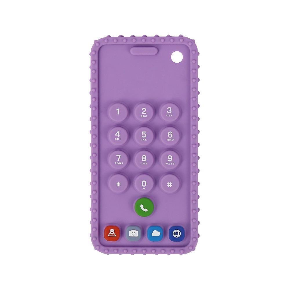 Silicone Teether Remote Control Toy for Babies 6+ Months