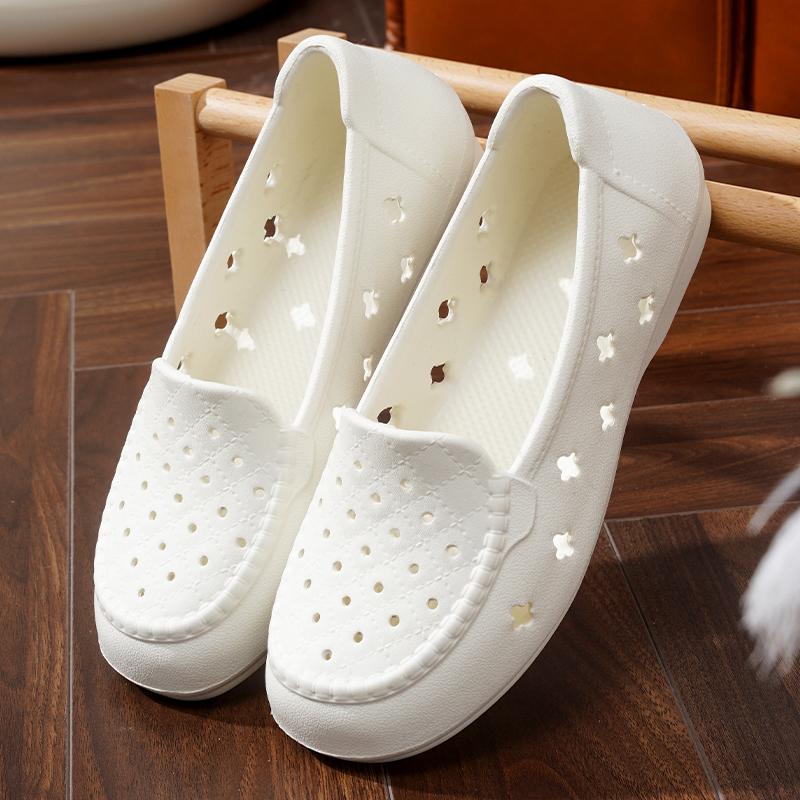 

Fashion women s shoes summer 2025 sale shoes Korean-style women s breathable casual shoes Lightweight soft-soled sandal EVA shoe 36 белый