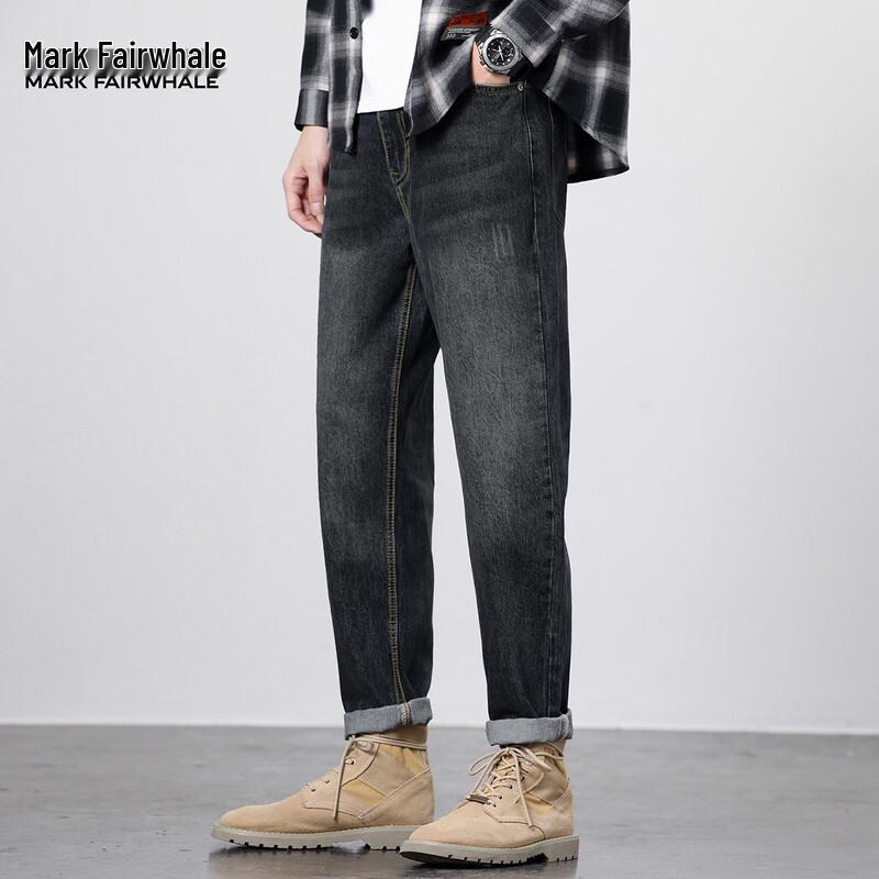 Mark Fairwhale Men s Washed Straight Jeans 31