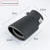 Universal Stainless Steel Tailpipe Muffler Tip Decoration