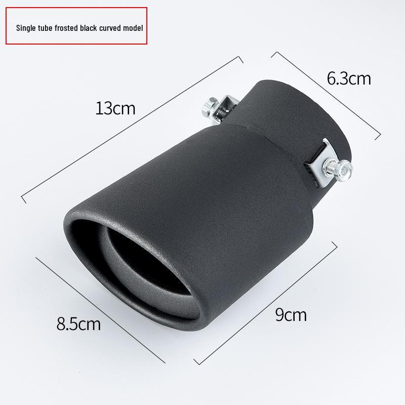 Universal Stainless Steel Tailpipe Muffler Tip Decoration