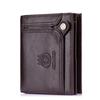 Anti-theft Bag, Genuine Leather Vertical Wallet with Multiple Slots, Men's Short Wallet
