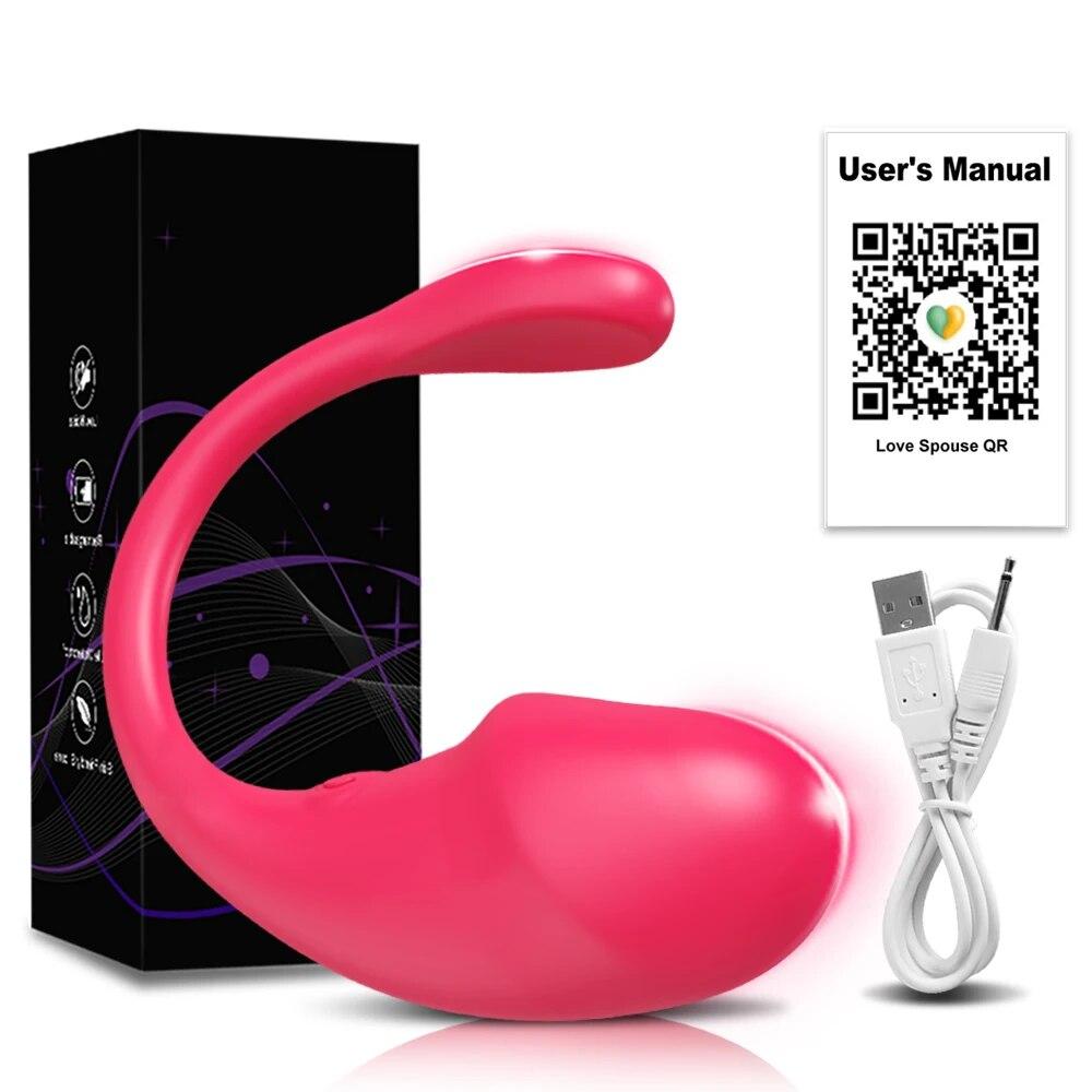 Wireless Bluetooth G Spot Dildo Vibrator for Women APP Remote Control Wear Vibrating Egg Clit Female Panties Sex Toys for Adults
