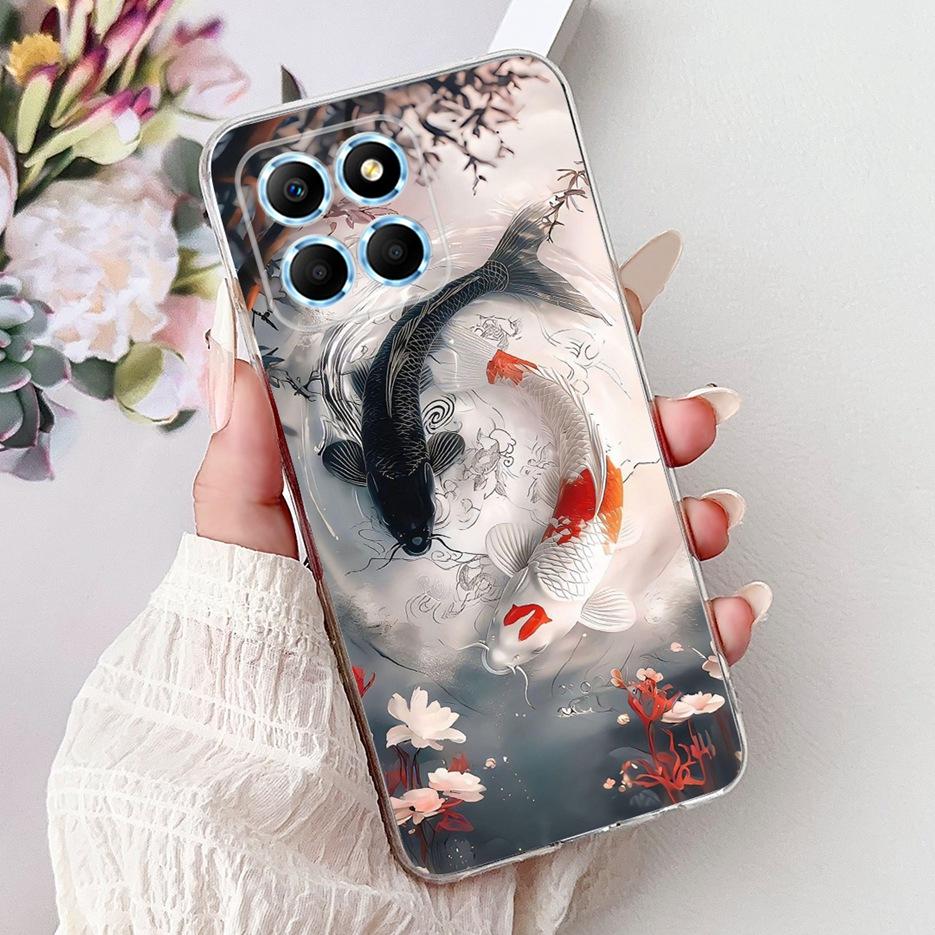For Honor X6 Case Honor X8 5G VNE-N41 New Fashion Painted Cover Soft Slim Phone Case For Honor 70 Lite HonorX6 HonorX8 5G Fundas