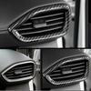 2X Carbon Fiber Side Air Outlet Vent Cover Trim For Hyundai Santa Fe 2019-2022