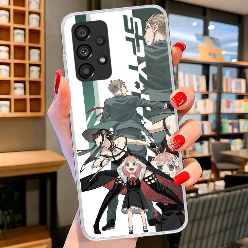 Anime Spy Family Anya Phone Case For Samsung Galaxy A17 A37 A57 A16 A26 A36 A56 A15 A25 A35 A55 A14 A24 A34 A54 A13 A23 A33 A53