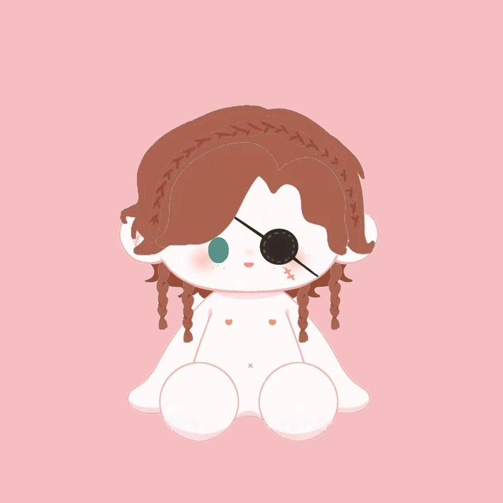 40CM Game Identity V Plush Toys Cosplay Ithaqua Handsome Ear Plushie Doll Dress Up Stuffed Pillow Anime Mascot Christmas Gift