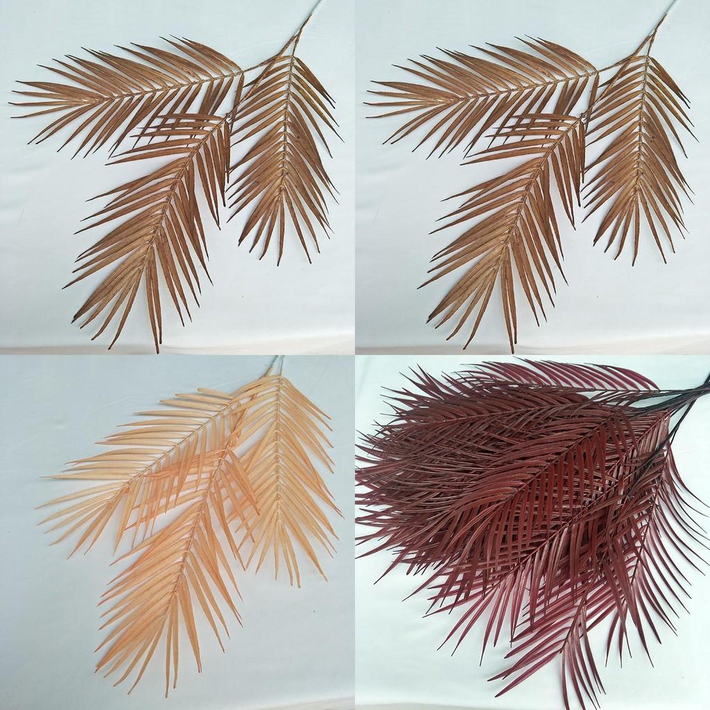 Three Pronged Artificial Plastic Fern Leaves For Event Styling Photography Props Home Dcor 75