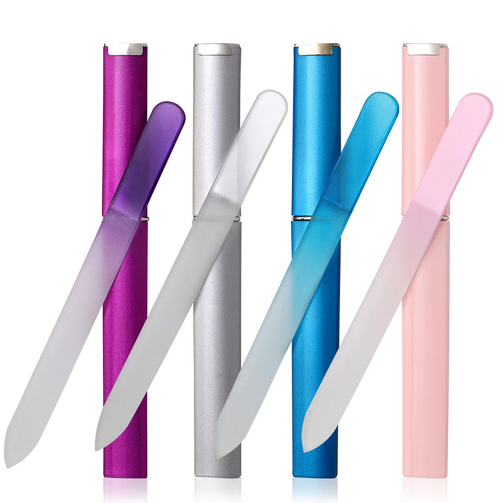 

14cm Gradient Nail File Nail Polishing File Colored File for Manicure and Pedicure фиолетовый