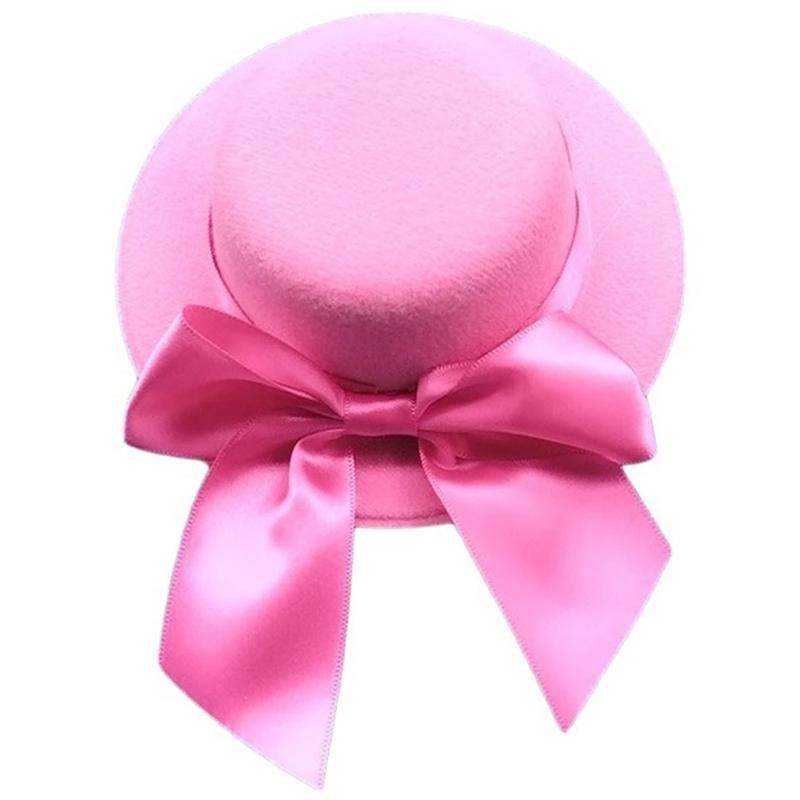 Girl Bowknot Decals Fascinator Hat Hair Clip Banquets Party Hair Clip for Teens Medieval Taking Photo Medieval Hairpin