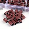 210pcs Nail Sanding Cap Bands 80''/120''/180 Sander Nail Drill Bits Remove Gel Polish Milling Cutter For Manicure Machine GL1990
