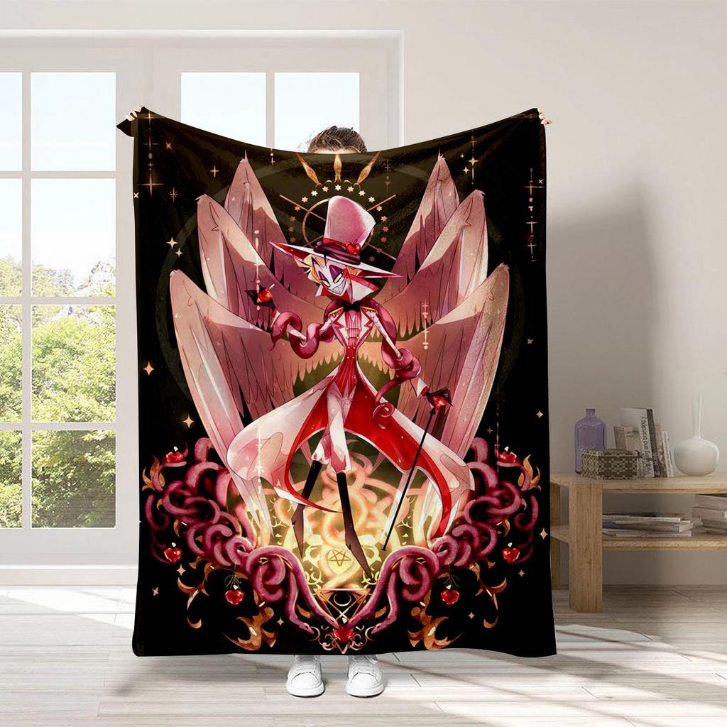 130*150 Cm Hot Anime Character Flannel Blanket  Nap Blanket Quilt Flannel Sofa Cover Blanket