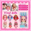 Sweetheart Doll Vinyl Doll 5D Eyes With Headwear Toy